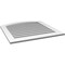 Ekena Millwork Arch Top Surface Mount PVC Gable Vent: Non-Functional, w/ 3-1/2"W x 1"P Standard Frame, 32"W x 42"H GVPAR32X4201SN - alternate 3